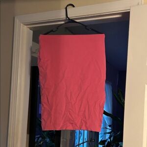 Haute Monde Vibrant Pink Pencil Skirt